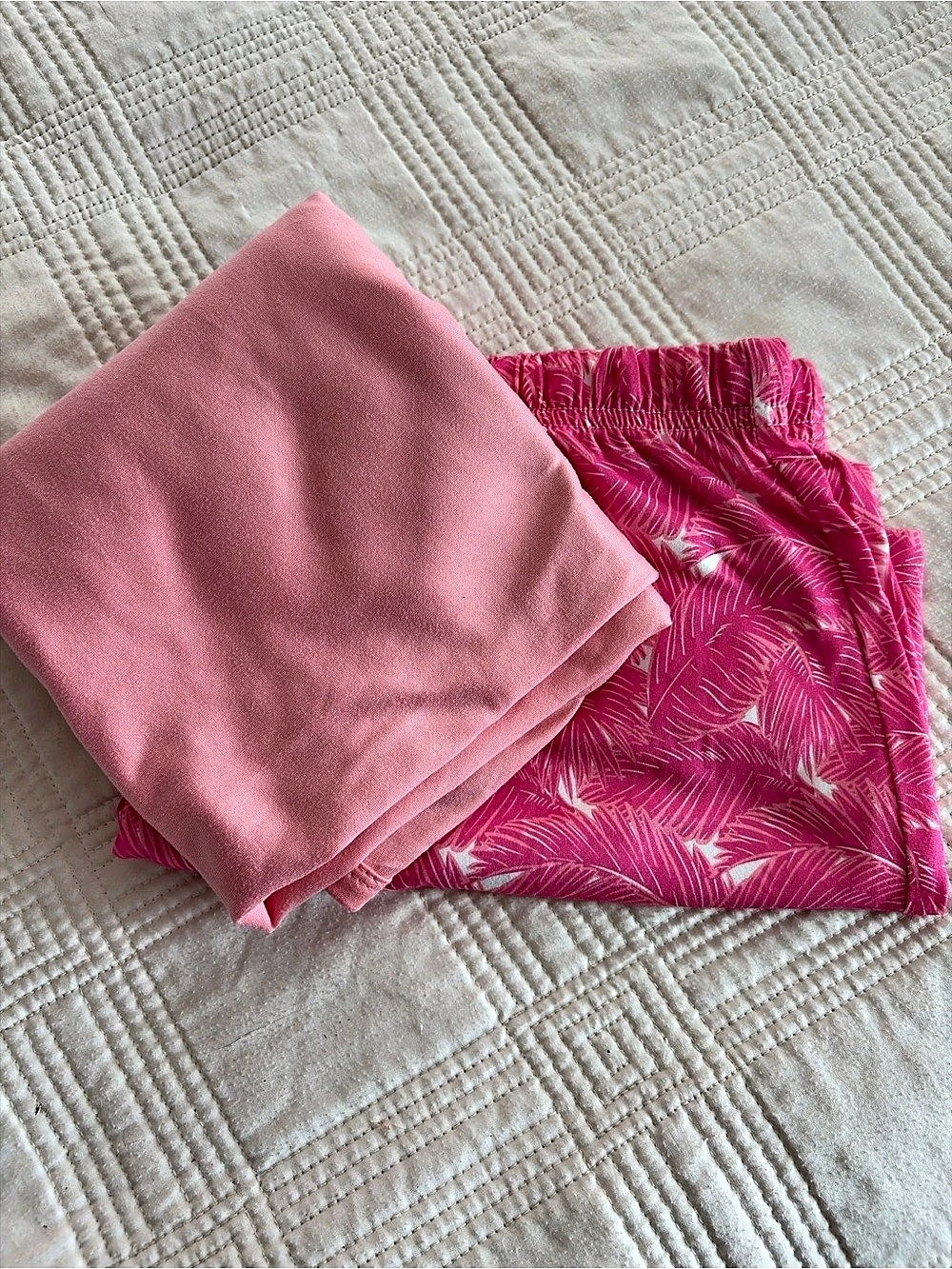 Simply Southern Life Is Better Under The Palms Pajama Set Pink Loungewear Set - Picture 8 of 8